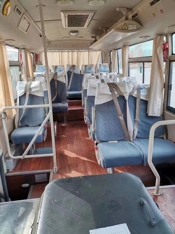2017 árbol usado asientos del modelo ZK6609D Mini Bus Left Hand Drive Front Engine 2 del autobús de Yutong del año 19