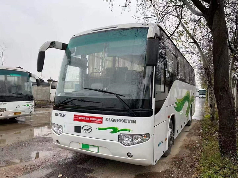 El autobús más alto usado eléctrico KLQ6109ev de 47 asientos utilizó al coche Bus New Fuel ningún accidente