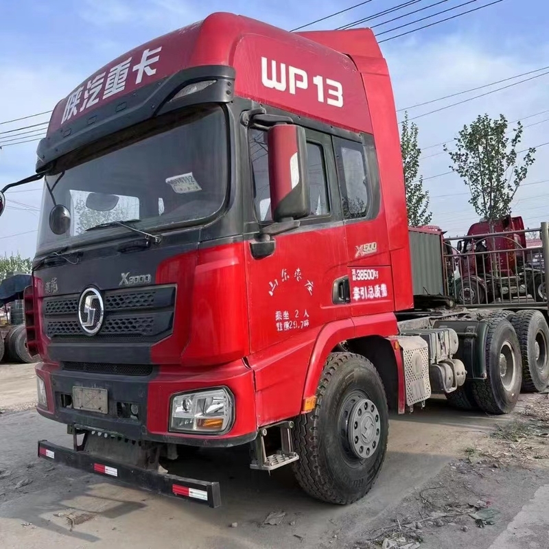 El tractor usado 420hp del camión de Shacman utilizó el camión del tractor de la cabeza 6*4 50tons del tractor en venta