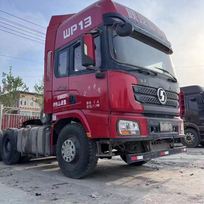 El tractor usado 420hp del camión de Shacman utilizó el camión del tractor de la cabeza 6*4 50tons del tractor en venta