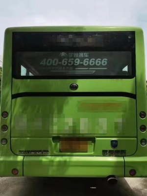 Motor diesel usado ciudad de Bus 60seats del coche de la conducción a la derecha del autobús de Zk6128 Yutong que hace turismo