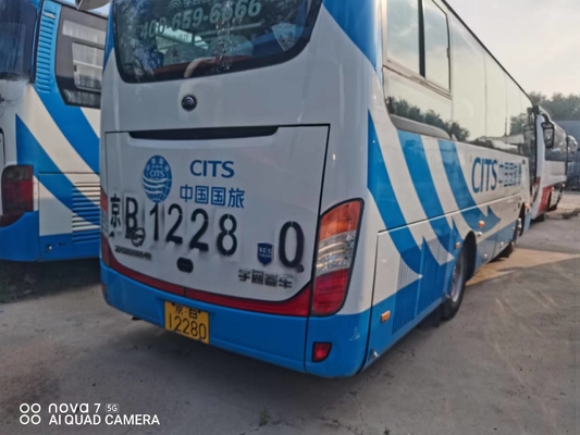 Autobús usado 35 asientos ZK6858 mini RHD de Yutong que dirige los motores diesel para el transporte