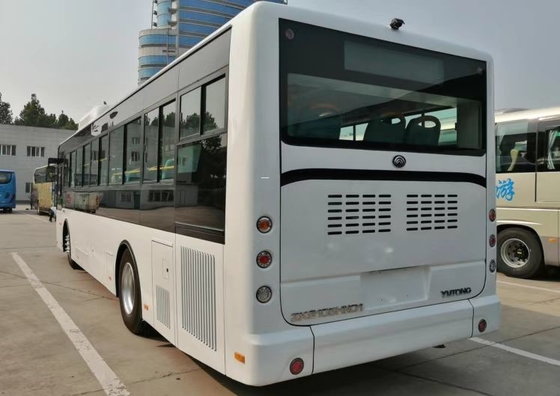 Autobús 40 de Used Yutong City del coche del transporte CNG - transporte ZK6106 de la distancia del cortocircuito 100people