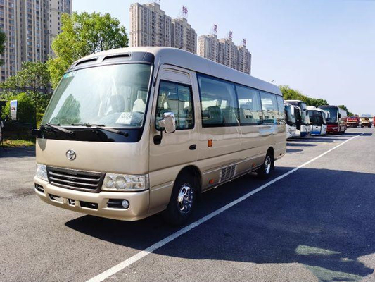 Autobús usado impulsión Mini Bus Toyota Brand japonés 29seats 2TR del práctico de costa de la mano izquierda