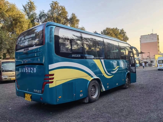 2017 años 34 KLQ6796 más alto usado asientos Mini Bus LHD que dirige el motor diesel ningún accidente