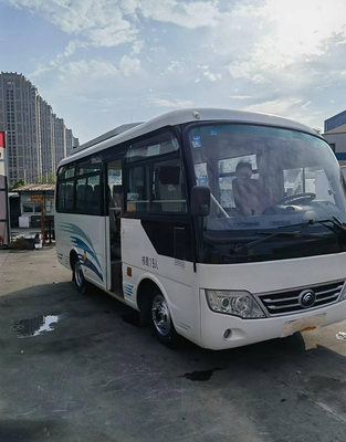19 ciudad que viaja de la mano de Mini Used Passenger Yutong Bus segundo de los asientos