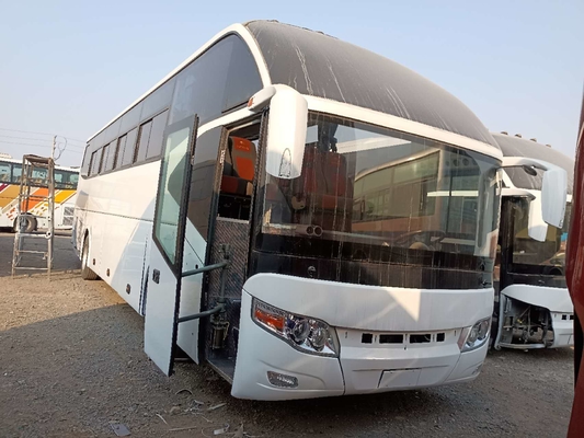 Autobús y coche usados Yutong Zk 6127 puertas de la suspensión dos del resorte plano de 55seats LHD/RHD