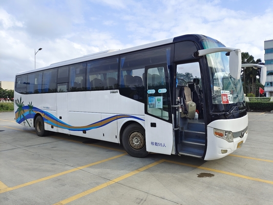 La 2da mano de 55 asientos transporta el autobús del transporte de la marca de Yutong para los coches posteriores diesel del motor de África