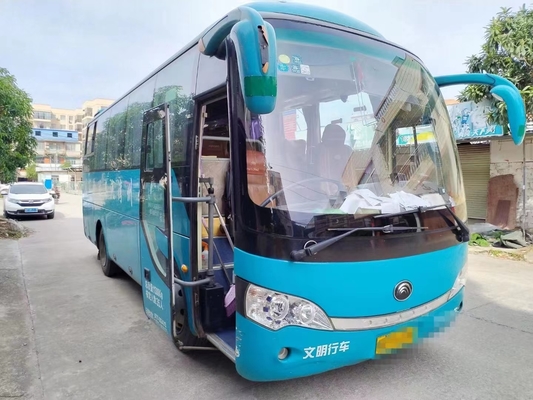 el 2do autobús de la mano utilizó el autobús del autobús Zk6808 33 Seater de Yutong con LHD que dirigía los motores diesel