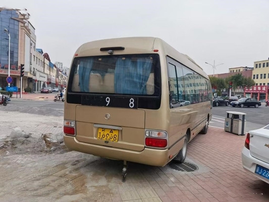 Pequeño coche de oro usado 35seats de Dragon Coaster Bus Electric Mini