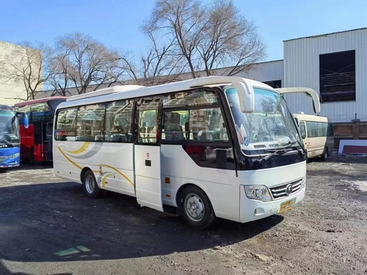 2do autobús de la mano que sella autobús ZK6729D de Front Engine Used Young Tong de la puerta de los asientos de Windows 28 el solo