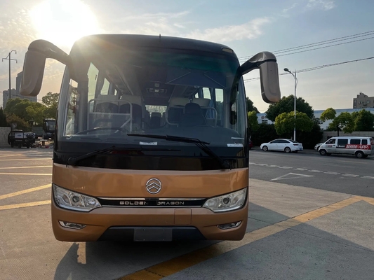 Transmisión manual usada del autobús de la ciudad 8 metros 34 asientos que sellan el dragón de oro XML6827 del aire acondicionado de la ventana