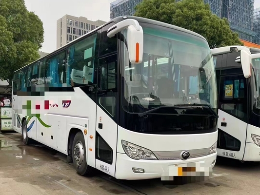el 2do autobús de la mano ventana del lacre de la impulsión de la mano izquierda del resorte plano de 2020 del año de Yucuai asientos del motor 48 utilizó el autobús de Yutong