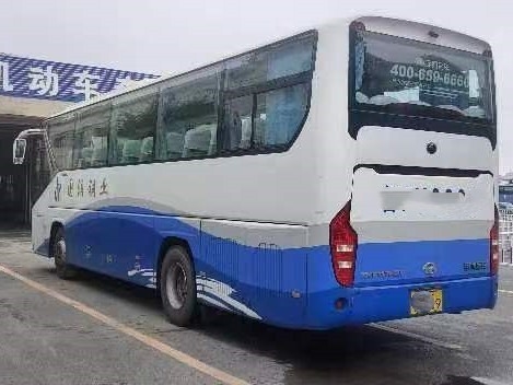 Autobuses de lujo usados 47 asientos 2 puertas del pasajero 11 metros del motor de mano rara larga Tong Bus joven ZK6117 del aire/acondicionado 2do