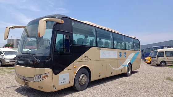 Aire acondicionado usado de los asientos del color 51 del rosa del autobús del viaje 11 metros de equipaje mano grande Yutong ZK6110 del compartimiento de 2da