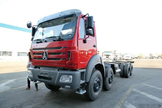Camiones de carga usados Beiben 8*4 modo de conducción 240hp motor Weichai de trabajo pesado