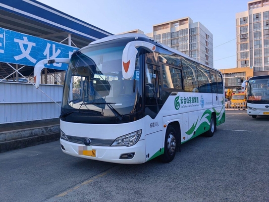 Autobús de segunda mano 2017 Año Yutong Autobús ZK6876 de puerta única 38 asientos Spring Leaf LHD