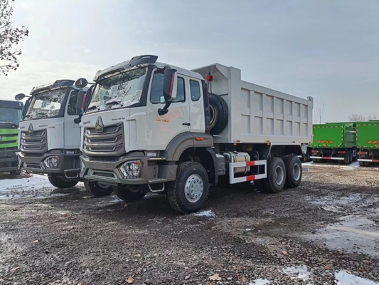 Howo Dump Truck 6x4 Nuevo motor Weichai de 400 hp con cabina única y media con hoja de resorte LHD/RHD