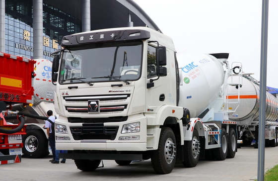 Camión mezclador de hormigón de tránsito 8×4 Modo de conducción 8 Cementero cúbico Weichai 350hp Lhd