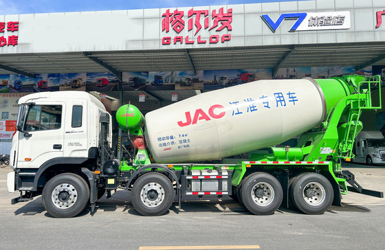 Camión de hormigón móvil 7-8m3 Cisterna Cementero Mixer Camión de marca china JAC Yuchai 350hp