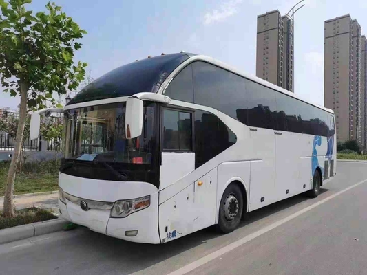 Autobús de pasajeros de segunda mano Yutong Zk6122 Gran capacidad equipaje Motor Weichai 336hp A/C