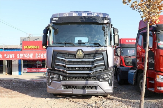 HOWO Camión pesado Tractor Deflector de techo alto 6X4 Diesel 16 marchas 480 caballos de fuerza Nacional VI