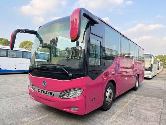 Autobús de pasajeros usados VIP 40 asientos Transporte de larga distancia Compartimiento de equipaje grande