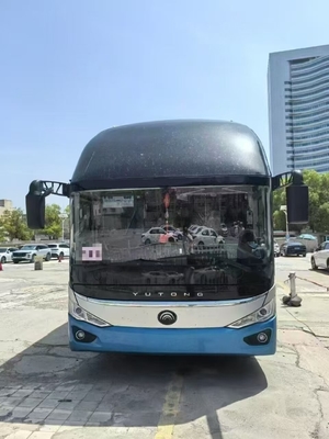 Vehículo de transporte público usado ZK6137 Cabina ordenada 56 asientos Pasajero de servicio pesado Buena condición corporal