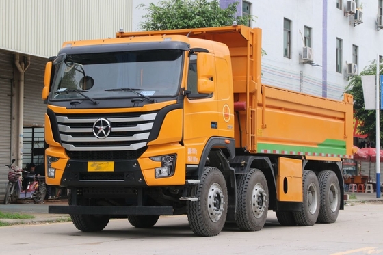 Camión de segunda mano en África DAYUN N8V 8*4 Modo de conducción 350hp Camión de segunda mano de construcción con bajo kilometraje