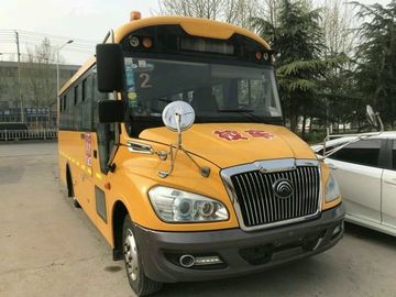 El diesel de LHD modela la escuela Van, pequeños autobuses escolares usados de la segunda mano con 37 asientos