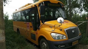 Autobús escolar internacional usado YUTONG, autobús escolar de la segunda mano con 41 asientos