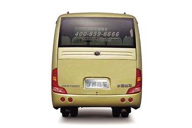 Autobús usado 30 asientos del viaje, marca de Yutong del autobús turístico de la mano del amarillo segundo