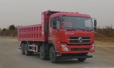 camiones resistentes usados del color rojo 385HP, camión de descargador de la mano del diesel segundo