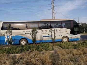 Impulsión usada Yutong de la mano izquierda del motor diesel del autobús del práctico de costa de los asientos 6122HQ9A 51 con el aire/acondicionado