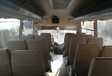 Coche de oro Bus del transporte de pasajero de Seater del manual de Dragon Used Coach Bus 49