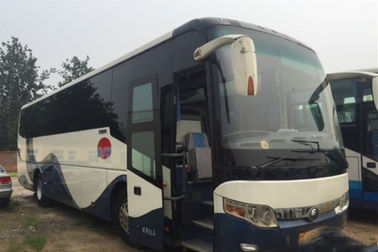Autobús usado del coche de Seater del modelo 55 del autobús turístico ZK6117 de la mano de Yutong segundo 2011 años