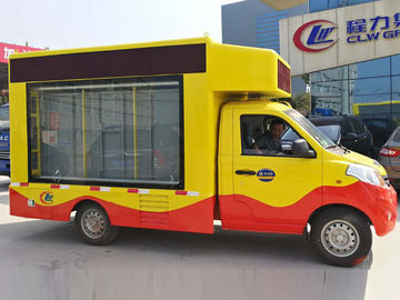 camión publicitario llevado móvil del vehículo del propósito especial de 4X2 SPV mini 2 toneladas de certificación del ISO
