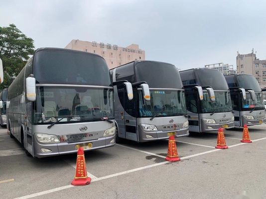 Los asientos usados de Bus Ankai HFF6120 51 del coche utilizaron el embalaje del desnudo del motor 228kw de Yuchai del autobús del pasajero