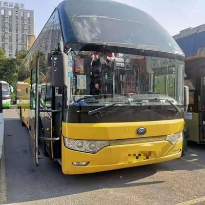 Yutong usado transporta asientos de ZK6122 47 VIP con el motor 247kw de Weichai de las puertas dobles del retrete