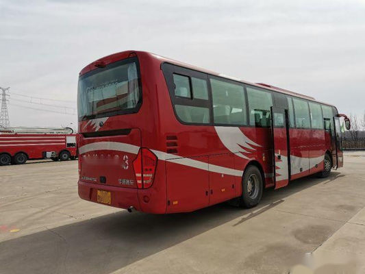 ZK6122 utilizó al coche que Bus Yutong Brand 55 asienta 2017 asientos de acero del VIP del chasis del motor posterior bajo del kilómetro