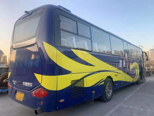2012 coche usado asientos Bus LCK6125H del año 53 ZHONGTONG con el aire acondicionado para el turismo