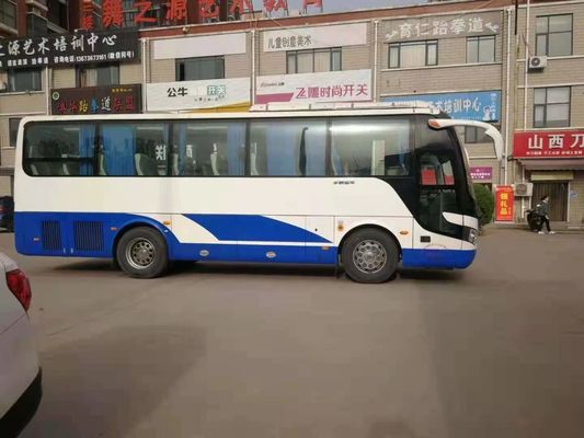 39 coche usado autobús usado asientos Bus de Yutong ZK6908 2010 años que dirigen los motores diesel de LHD