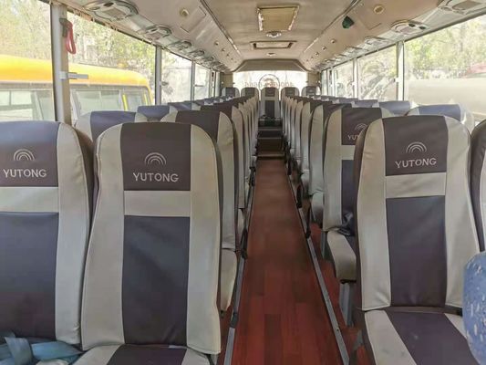 45 coche usado autobús usado asientos Bus de Yutong ZK6999 motores diesel posteriores de la dirección LHD del motor de 2012 años