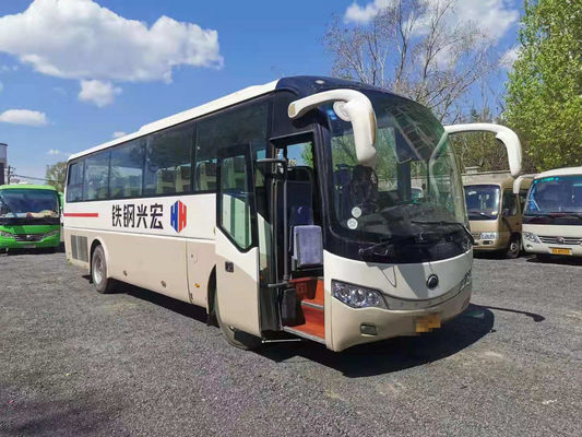 45 coche usado autobús usado asientos Bus de Yutong ZK6999 motores diesel posteriores de la dirección LHD del motor de 2012 años