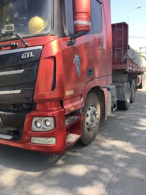 Mano usada del año 2015 de la tonelada 6X4 del tractor 50 del remolque del camión 430HP de China Foton AumanTractor segundo