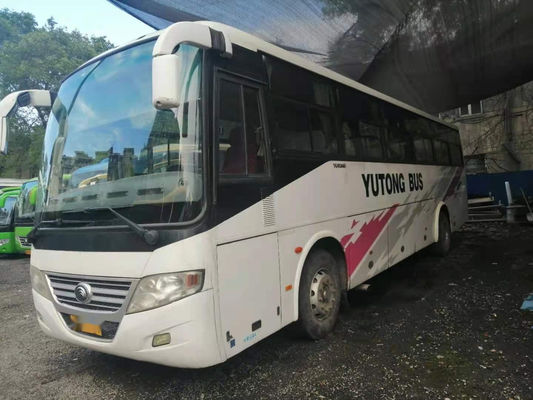 Asientos usados Front Engine Bus Steel Chassis YC del autobús Zk6112d 54 de Yutong. 177kw utilizó el bus turístico