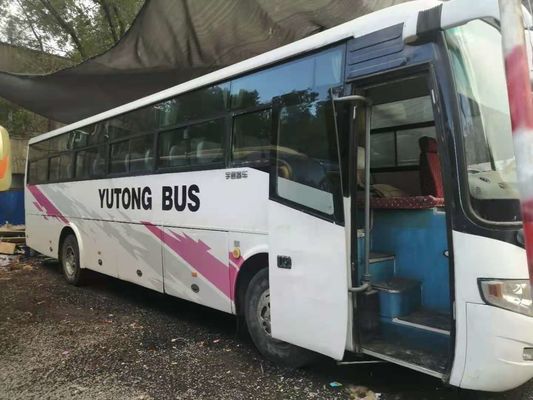 54 asientos 2010 años utilizaron al conductor diesel Steering No Accident del autobús ZK6112D Front Engine LHD de Yutong