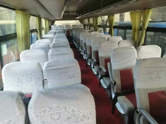 54 asientos 2010 años utilizaron al conductor diesel Steering No Accident del autobús ZK6112D Front Engine LHD de Yutong