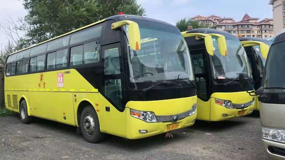 Autobús usado ZK6107 51seats WP de Yutong. Kilómetro bajo usado motor posterior del bus turístico