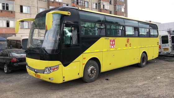Autobús usado ZK6107 51seats WP de Yutong. Kilómetro bajo usado motor posterior del bus turístico